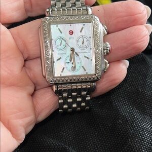 Michele Watch with additional Vibrant Strap